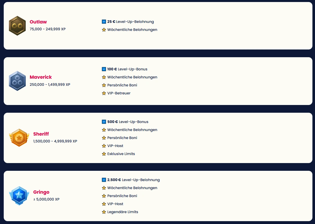 Genieße exklusive VIP-Vorteile im Club von RichGringo